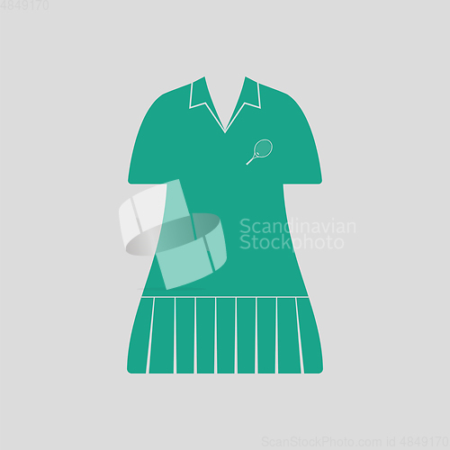 Image of Tennis woman uniform icon