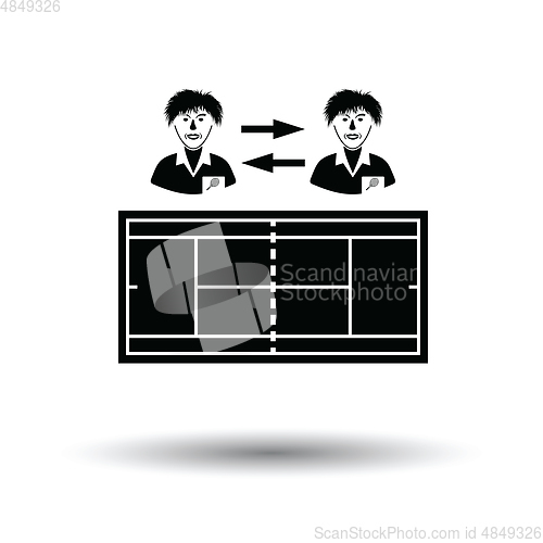 Image of Tennis side changing icon