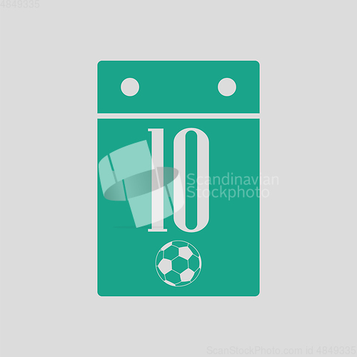 Image of Soccer calendar icon