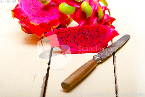 Image of fresh dragon fruit