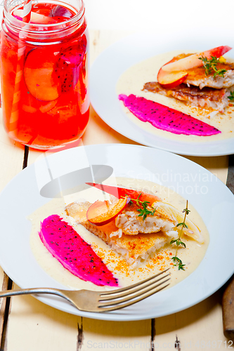 Image of sea bream fillet butter pan fried