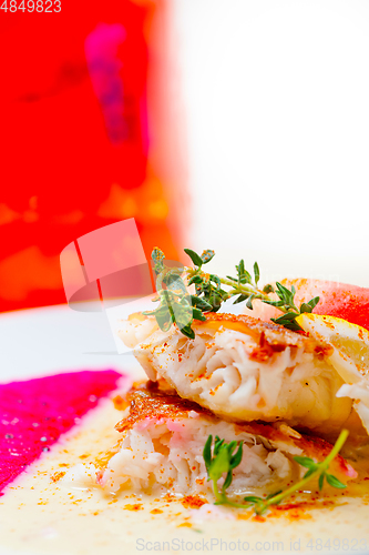 Image of sea bream fillet butter pan fried