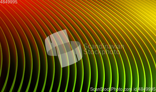 Image of Abstract curved shapes colorful Background