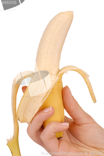 Image of Hand With Banana