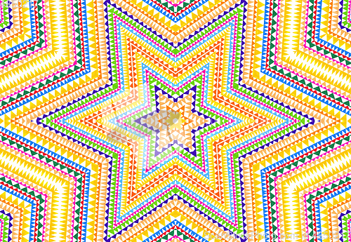 Image of Bright abstract colorful concentric pattern