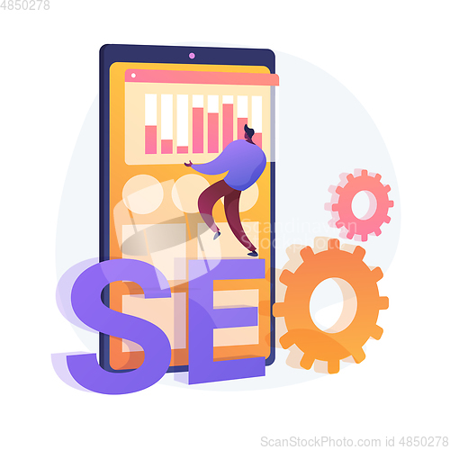 Image of Seo optimization vector concept metaphor