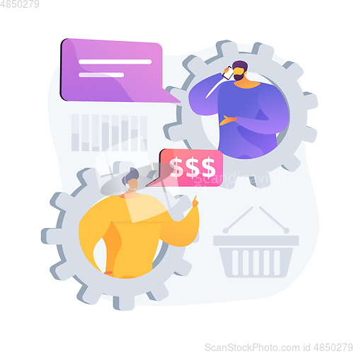 Image of Online store customer support vector concept metaphor