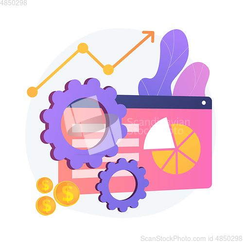 Image of Business solutions vector concept metaphor