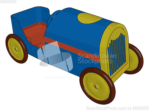 Image of A colorful toy vector or color illustration