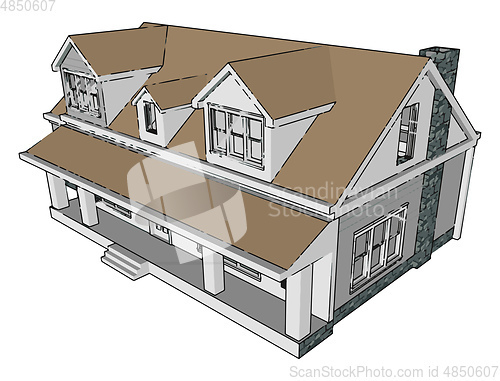 Image of Requirement of house vector or color illustration