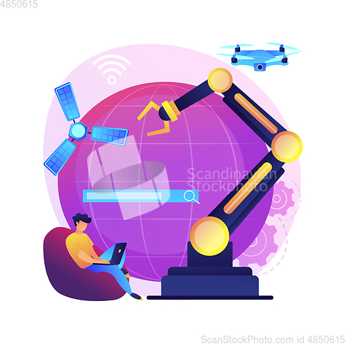 Image of Artificial intelligence vector concept metaphor