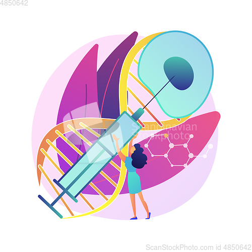 Image of Artificial reproduction abstract concept vector illustration.
