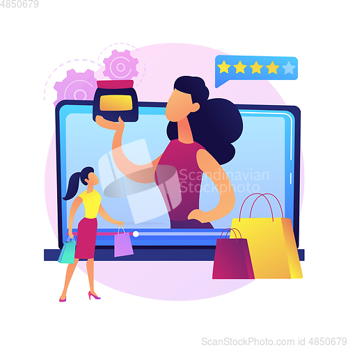 Image of Product review abstract concept vector illustration.