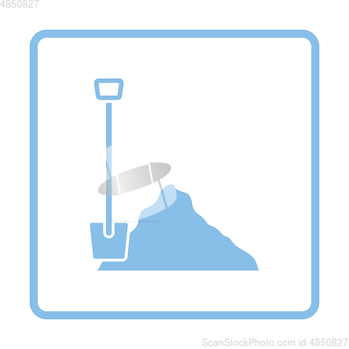 Image of Icon of Construction shovel and sand