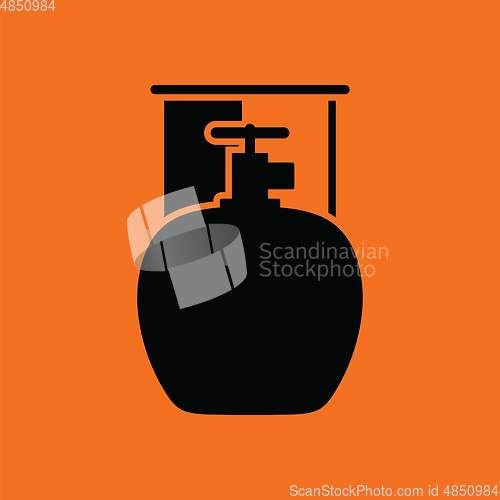 Image of Camping gas container icon