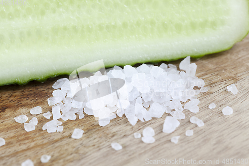 Image of salt and cucumber