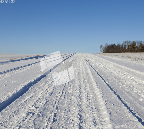 Image of Ruts on road