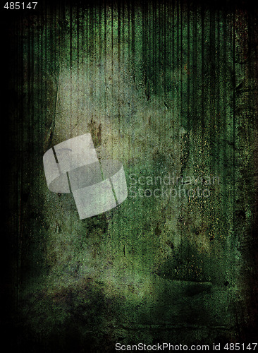 Image of Green grunge scene