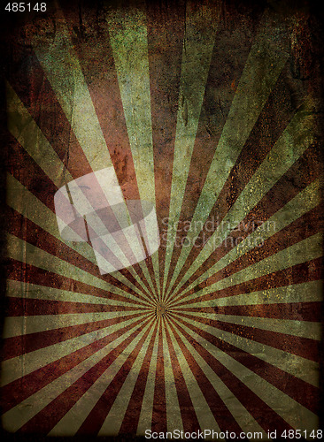 Image of grunge radiate background