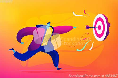 Image of Business strategy concept vector illustration.