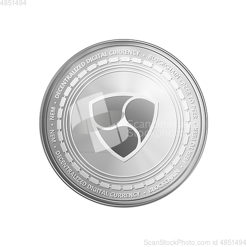 Image of Silver NEM coin symbol.