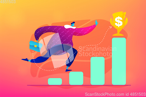 Image of Goals and objectives concept vector illustration.