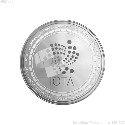 Image of Silver IOTA coin symbol.