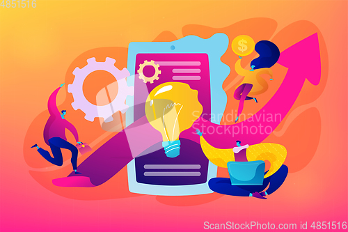 Image of Productivity concept vector illustration.