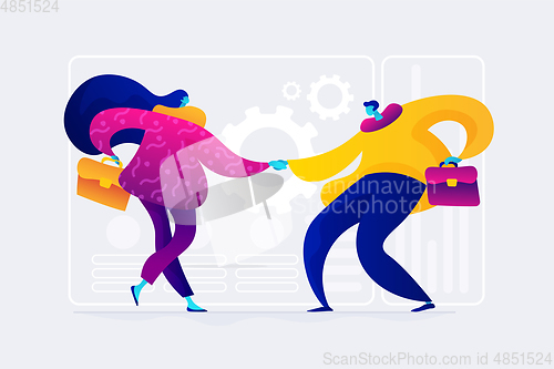 Image of Partnership concept vector illustration.