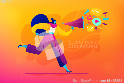 Image of Public relations concept vector illustration.