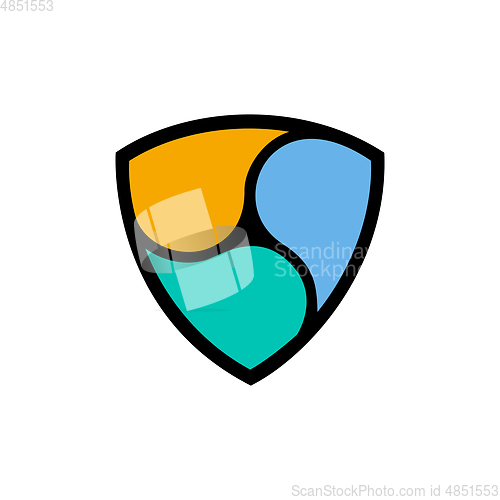 Image of NEM coin symbol logo.