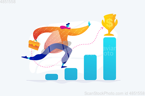 Image of Goals and objectives concept vector illustration.