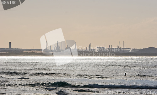 Image of Refinery In The Morning