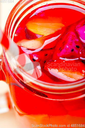 Image of fresh fruit punch drink