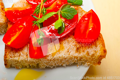 Image of Italian tomato bruschetta