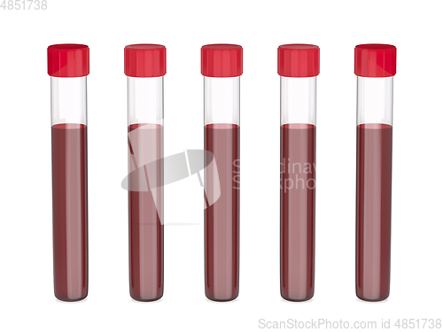 Image of Test tubes with blood