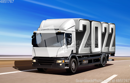 Image of 2022 on the road