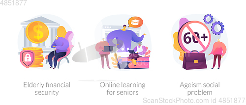 Image of Education for old people abstract metaphors