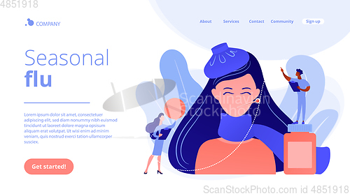 Image of Seasonal affective disorder concept landing page.