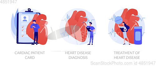 Image of Cardiology vector concept metaphors.