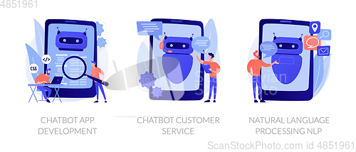 Image of Chatbot vector concept metaphors