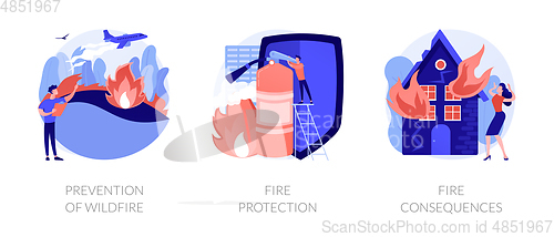 Image of Firefighting vector concept metaphors