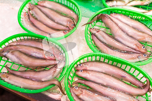 Image of Fresh fish in basket