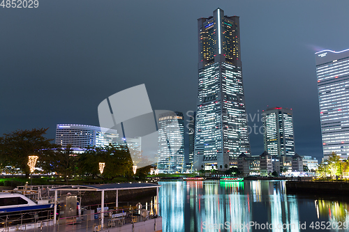 Image of Yokohama city at night