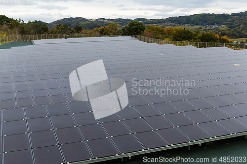 Image of Solar power panel plant