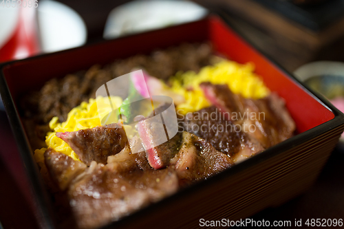 Image of Japanese Grilled beef rice