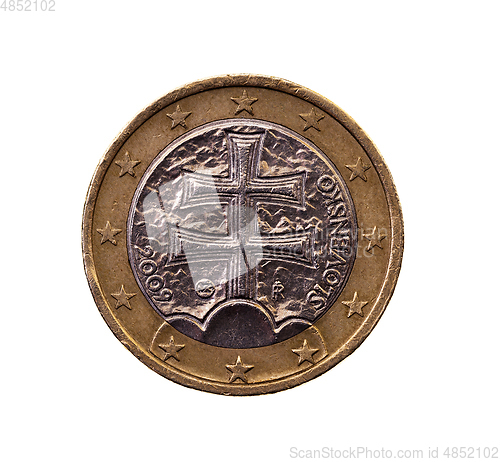 Image of Euro coin from Slovenia
