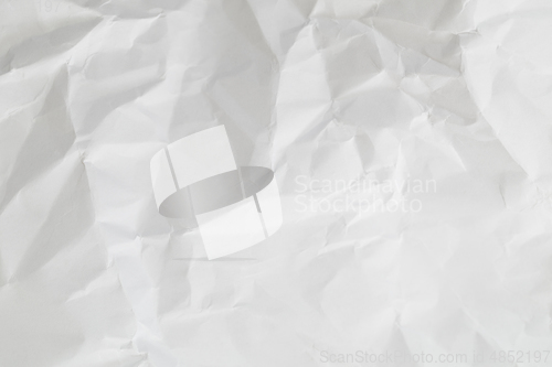 Image of Crumpled white paper background