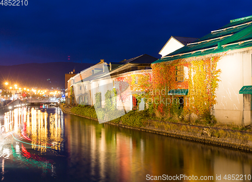 Image of Otaru in autumn season