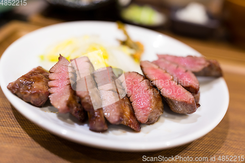 Image of Grilled Japanese beef on plate